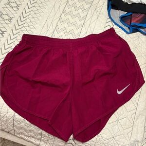 Nike Women's Magenta Athletic Shorts